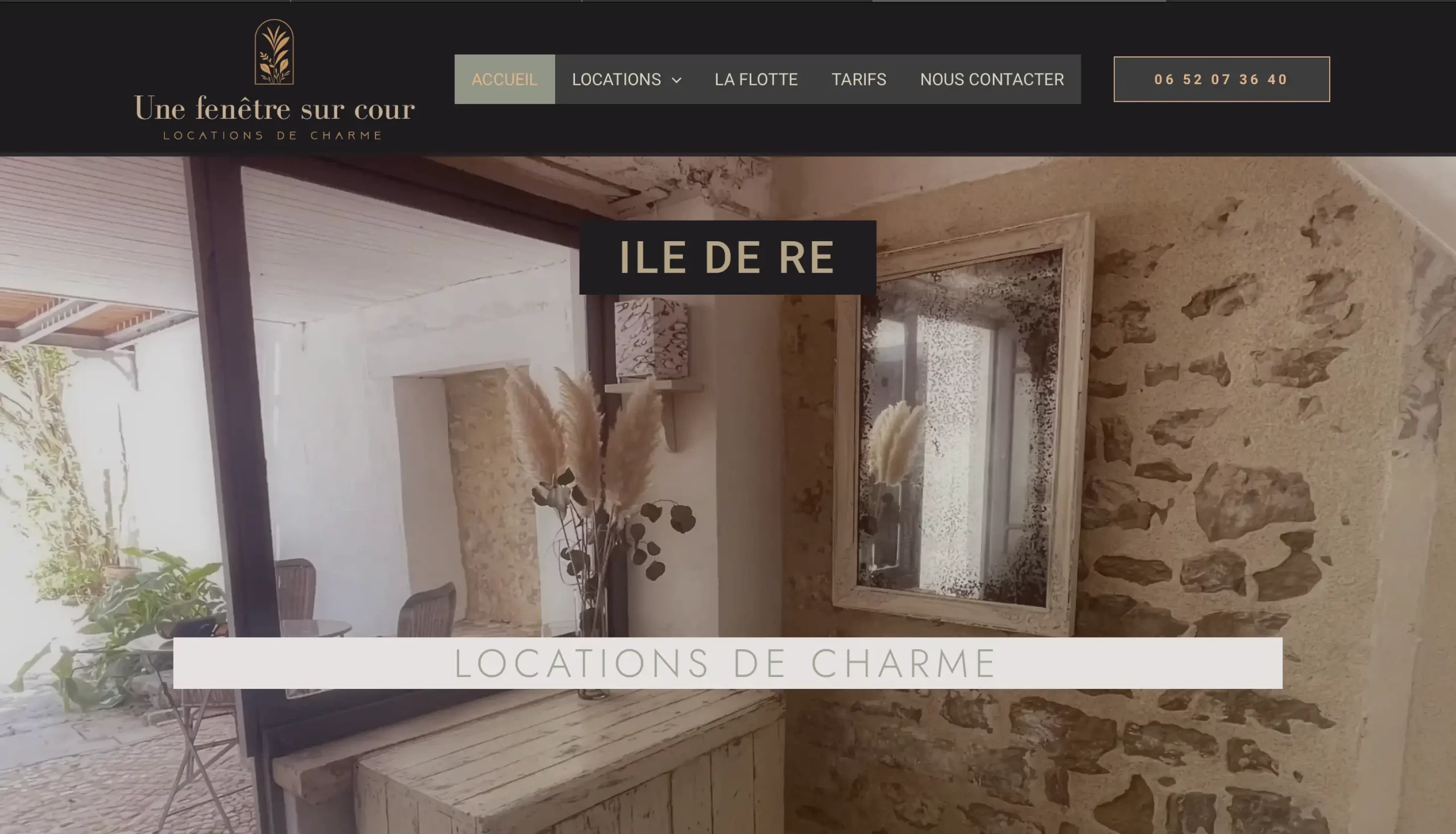 Une Fenêtre Sur cour - vue site